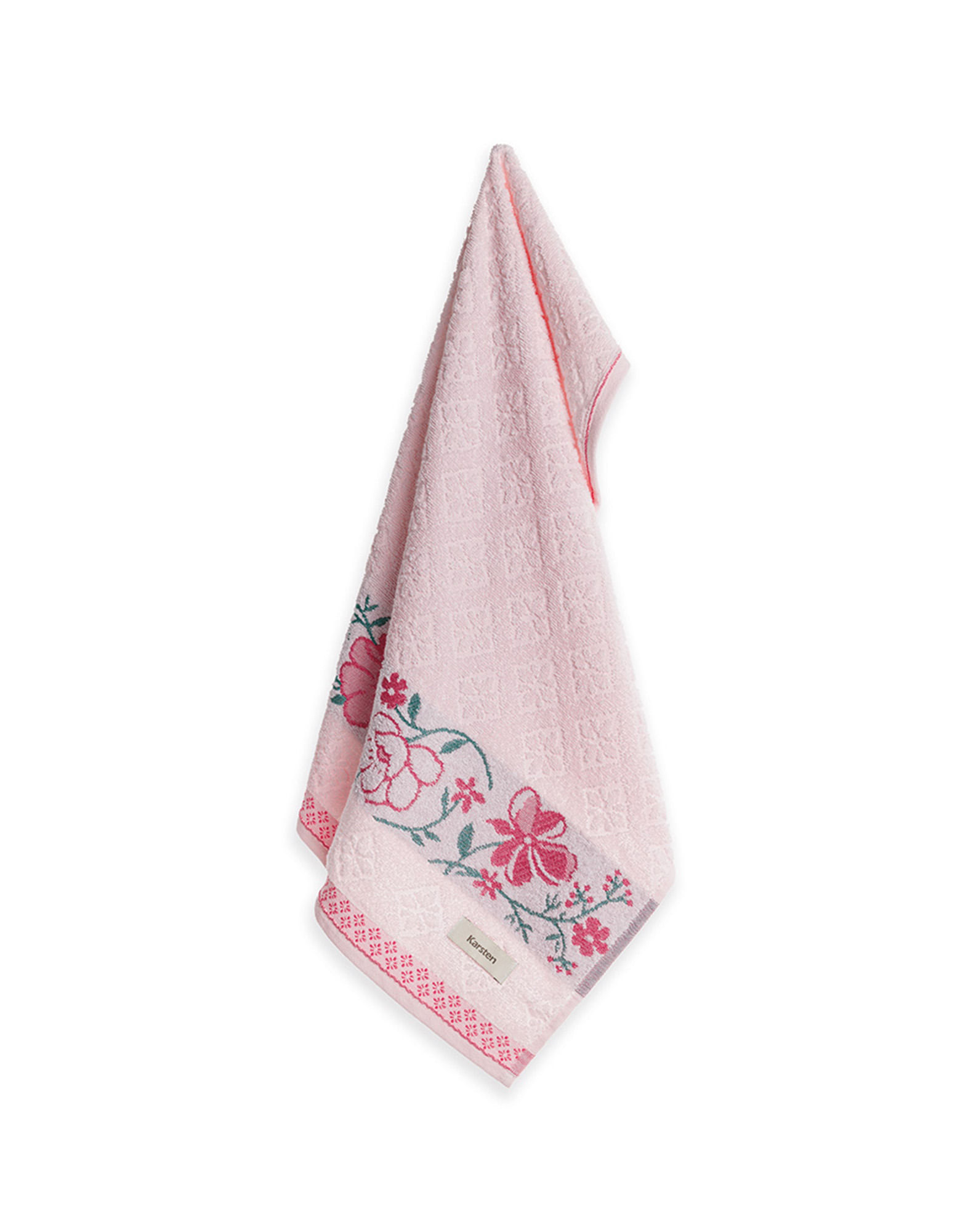 689335001 toalha de rosto karsten bordada floral rosa u eda