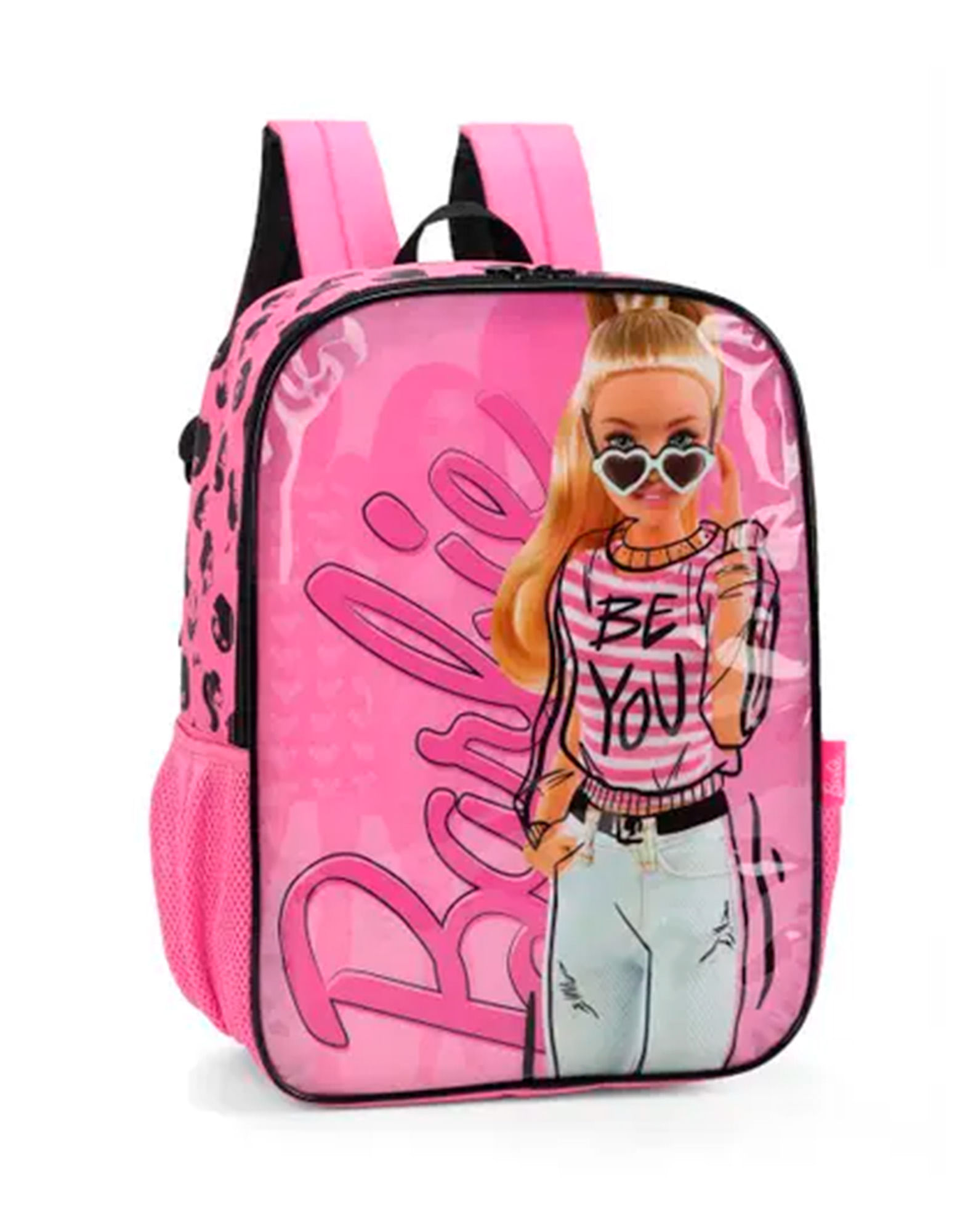 672362001 mochila escolar infantil menina barbie rosa u 84d