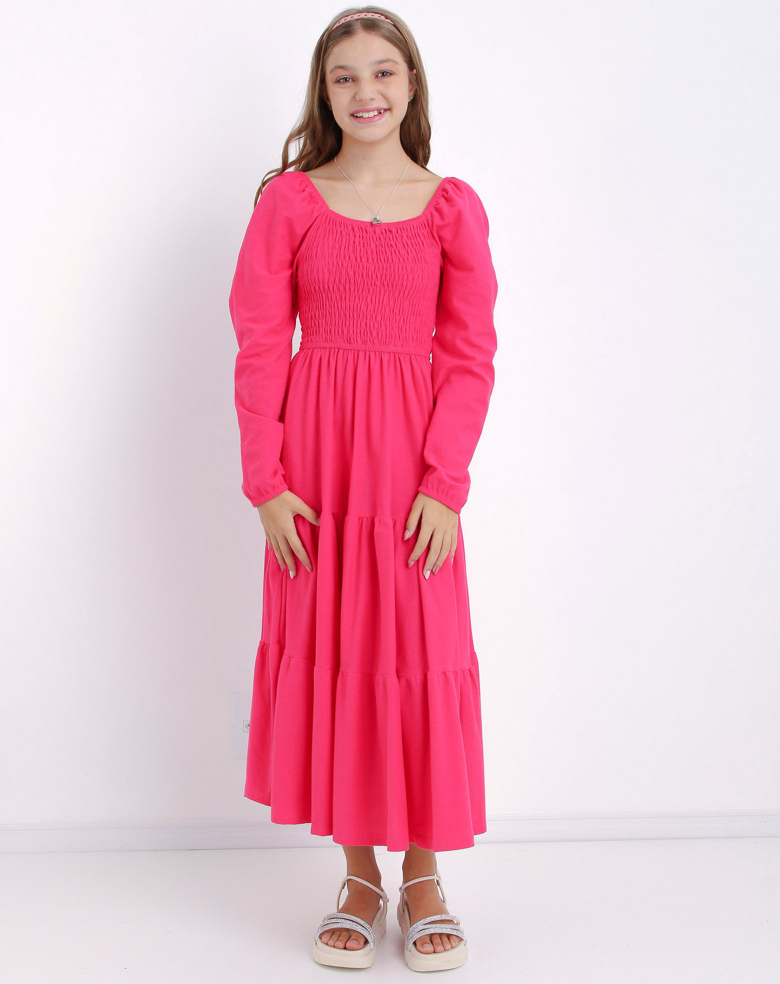 698811001 vestido três marias juvenil menina pink 12 7ac