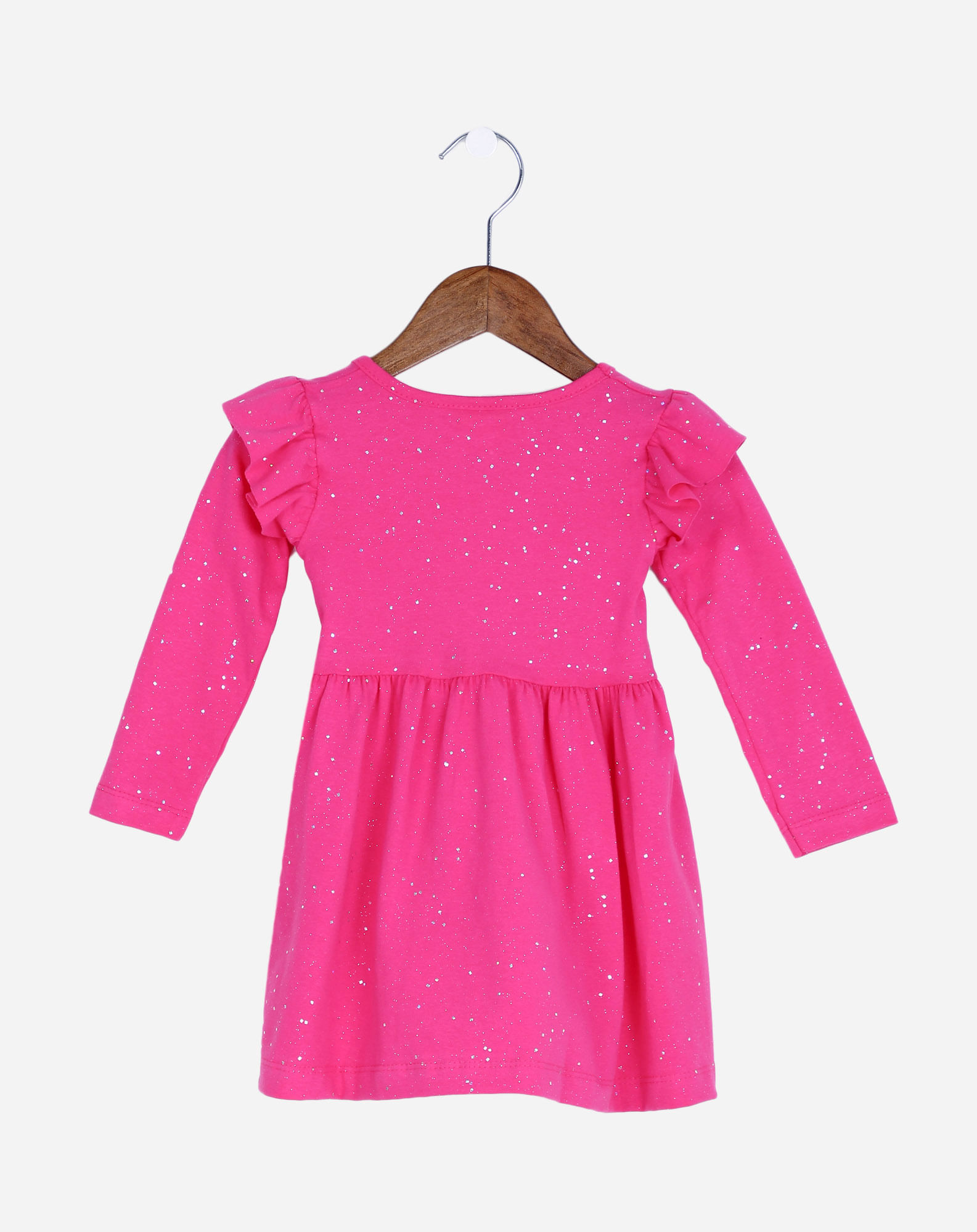 699127002 vestido infantil menina alça babados - tam. 1 à 3 anos pink 2 f97