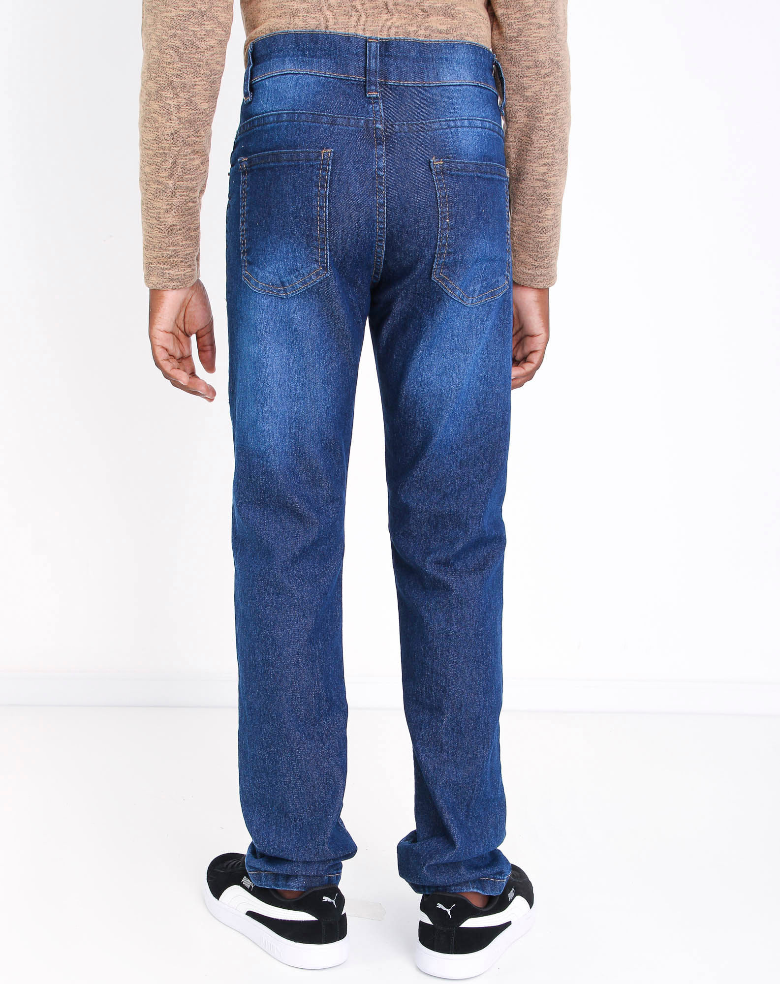 698610001 calça jeans juvenil menino estonado jeans 10 bf8